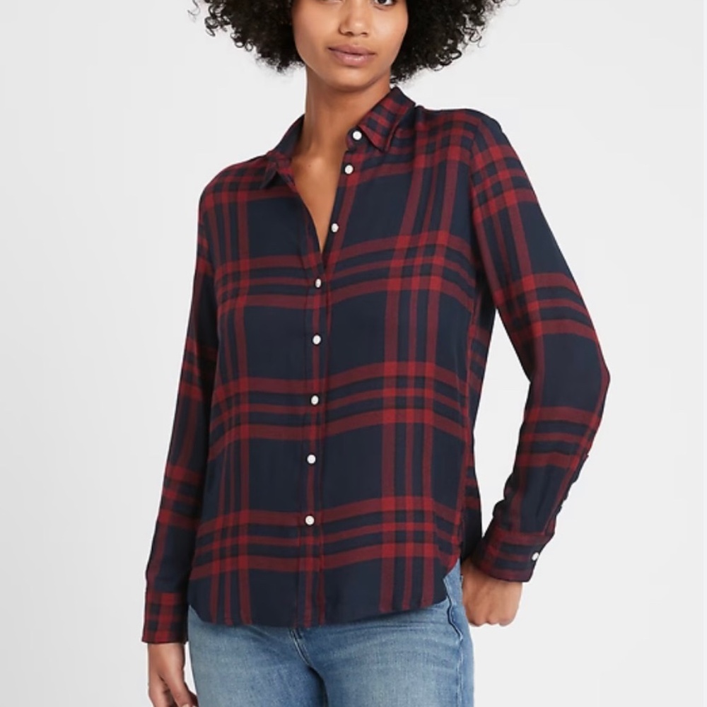 Banana Republic Dillon Classic Fit Flannel Size M
